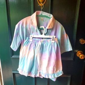 Mattari Pastel Tie Dye PJs